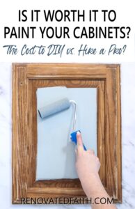 How Much Does It Cost To Paint Kitchen Cabinets In 2025 How Much To Paint Kitchen Cabinets Or Diy 2 194x300 