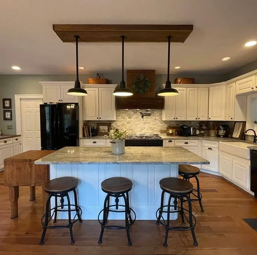 Light drizzle Paint Colors with White Cabinets