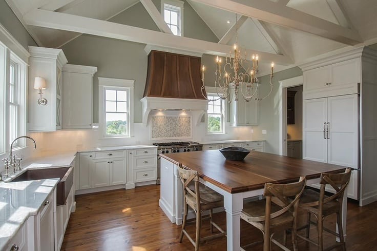 horizon gray on kitchen walls