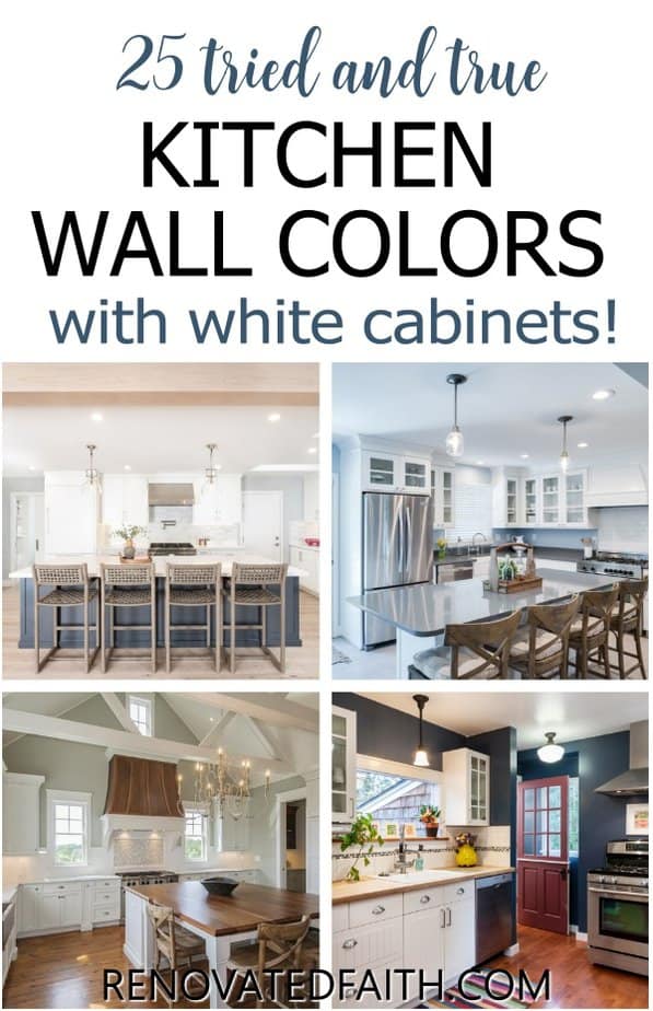 Popular Kitchen Paint Colors with White Cabinets