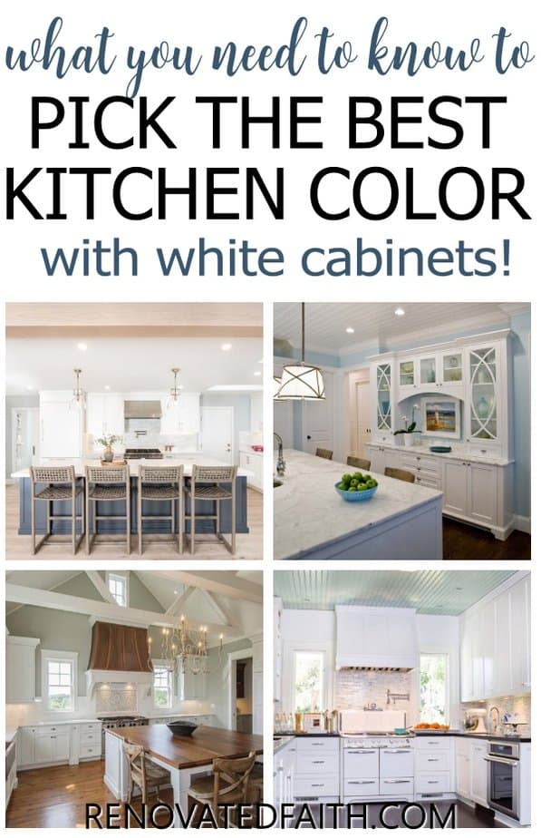 11 Wall Paint Colors to Pair with White Kitchen Cabinets