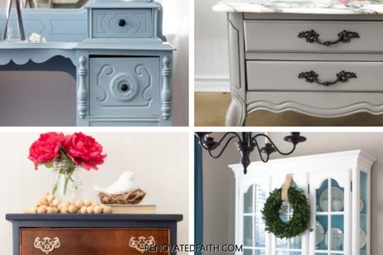 furniture refinishing diy before and after tutorial