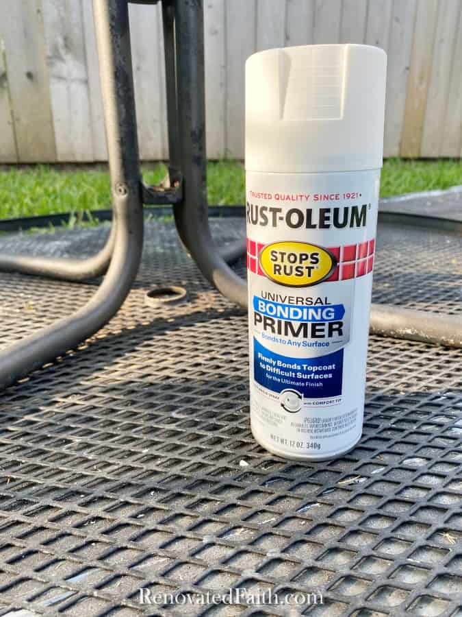 primer to use on patio furniture