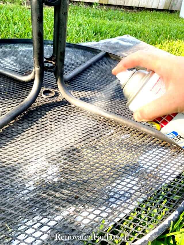 How To Spray Paint Patio Furniture (Ultimate 2024 Guide & Video)