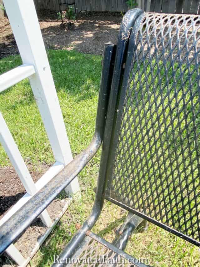 How To Paint Wrought Iron Patio Furniture (LIKE A PRO!)