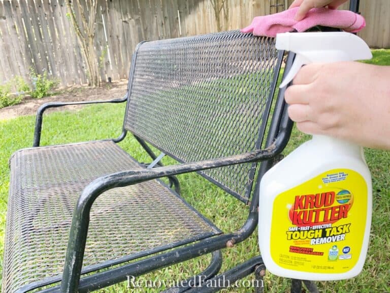 How To Paint Wrought Iron Patio Furniture (LIKE A PRO!)