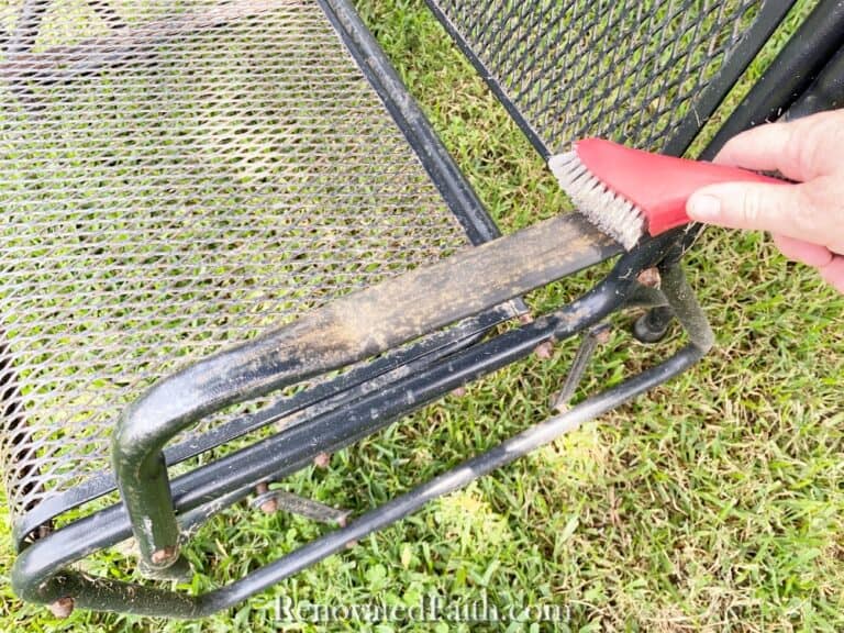 How To Paint Wrought Iron Patio Furniture (LIKE A PRO!)