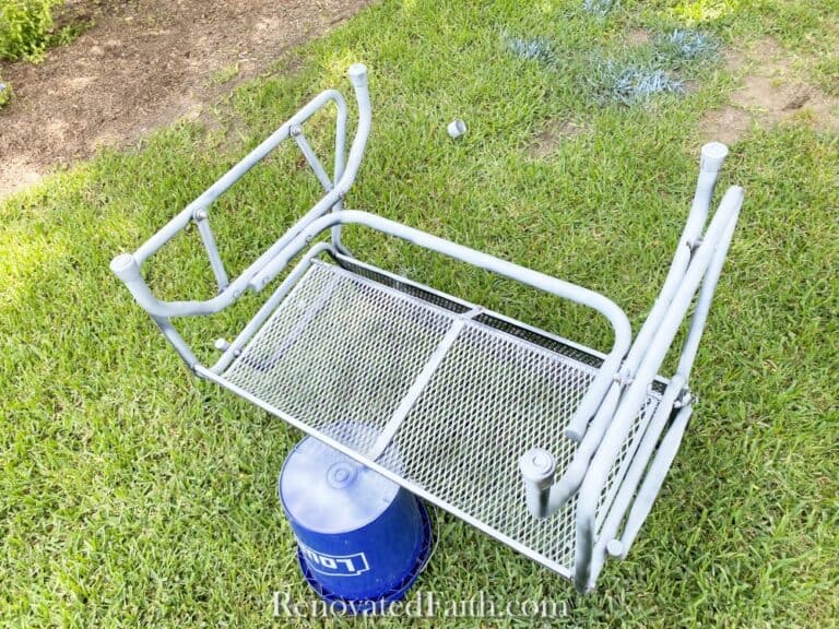 How To Paint Wrought Iron Patio Furniture (LIKE A PRO!)