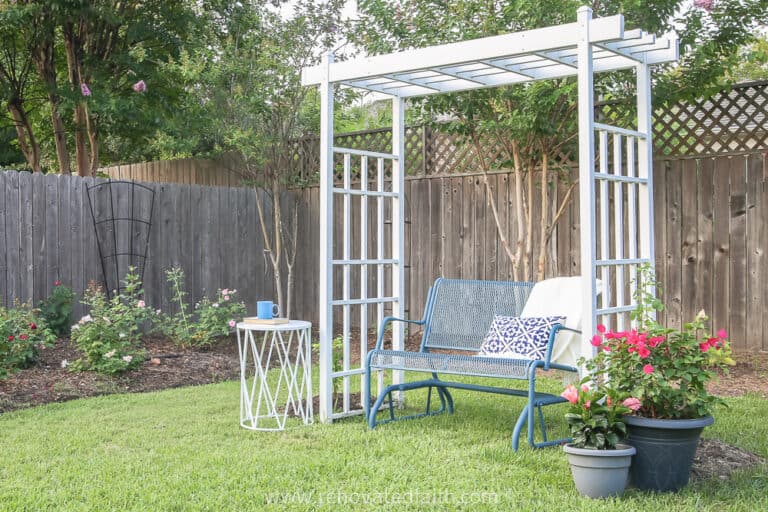 How To Paint Wrought Iron Patio Furniture (LIKE A PRO!)