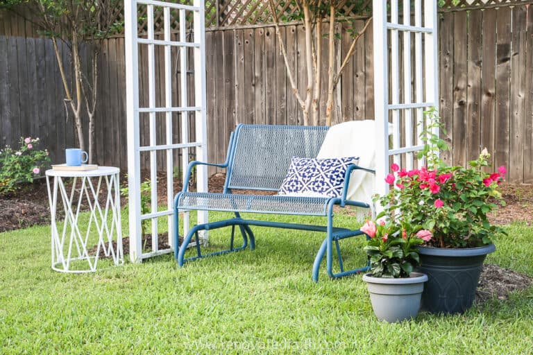 How To Paint Wrought Iron Patio Furniture (LIKE A PRO!)