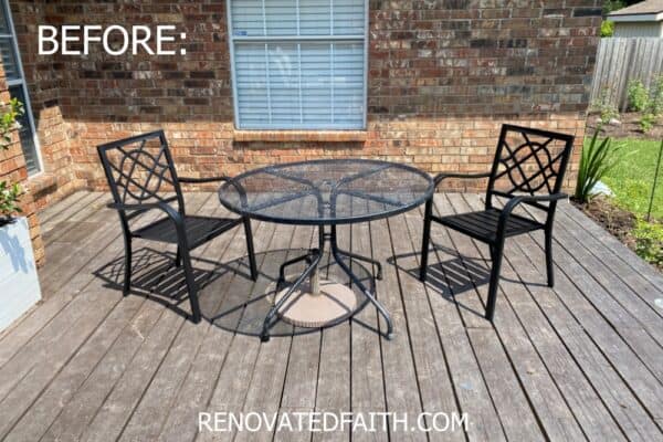 How To Paint Wrought Iron Patio Furniture (LIKE A PRO!)