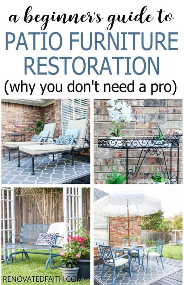 DIY Patio Furniture Restoration (Get a Pro Finish on a DIY Budget)