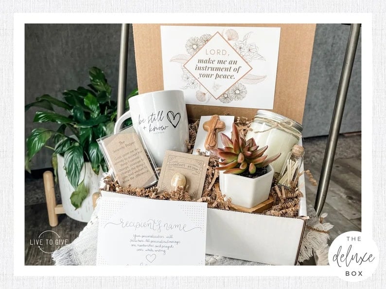 succulent christian gift box
