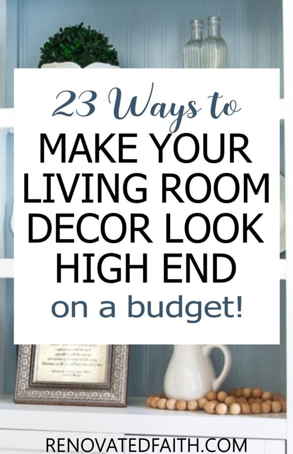 Picture of 48 DIY Living Room Decor Ideas That Look High-End on a Budget - Homebnc
