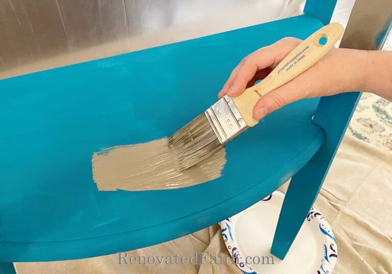 How to Paint Over Chalk Painted Furniture That Has Been Waxed