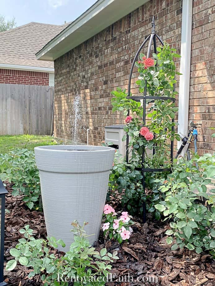 diy water fountain