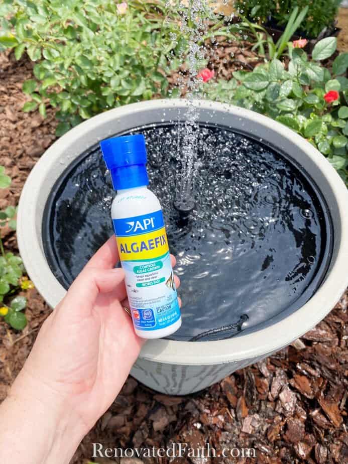 algaefix for diy fountain