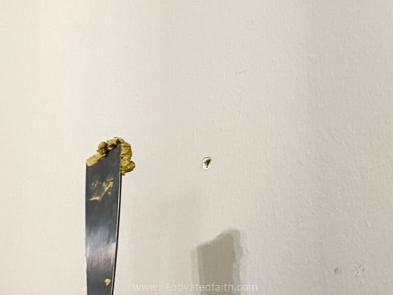 How to Fill Nail Holes in Walls (Easy Beginner Tutorial & Video)