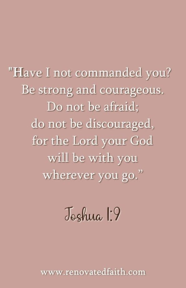 bible verse trusting god in hard times
Joshua 1:9